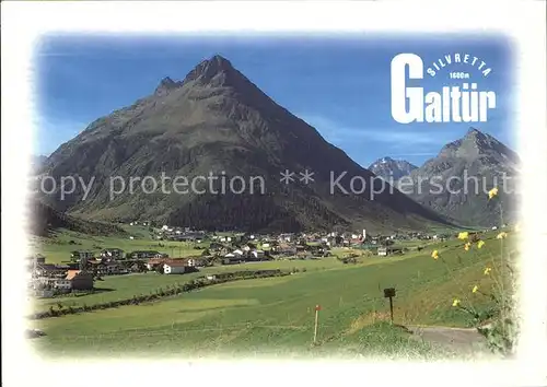 Galtuer Tirol Blick gegen Gorfenspitze Kat. Galtuer