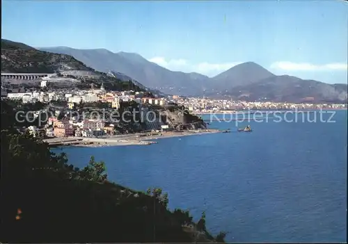 Salerno Von Amalfi aus gesehen Kat. Salerno