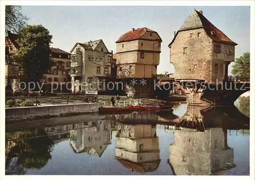 Bad Kreuznach Alte Brueckenhaeuser Kat. Bad Kreuznach