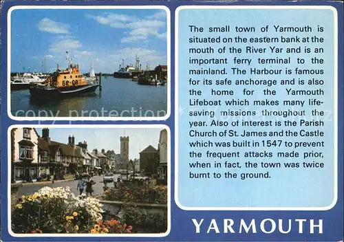 Yarmouth Hafen und Ortspartie Kat. Great Yarmouth