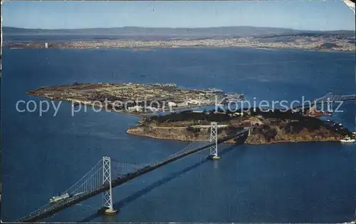 San Francisco California Treasure Island Fliegeraufnahme Kat. San Francisco