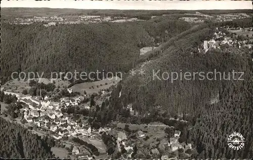 Bad Teinach Zavelstein Fliegeraufnahme Kat. Bad Teinach Zavelstein