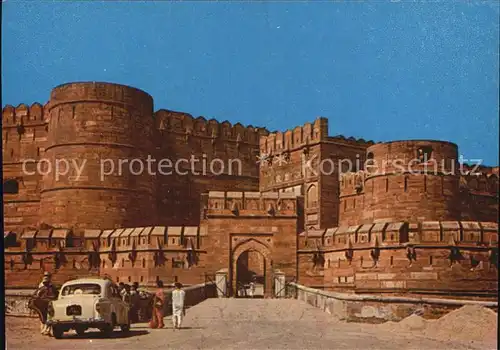 Agra Uttar Pradesh Red Fort Amar Singh Gate Kat. Agra