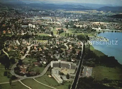 Radolfzell Bodensee Fliegeraufnahme Herz Kreislauf Klinik Mettnau  Kat. Radolfzell am Bodensee