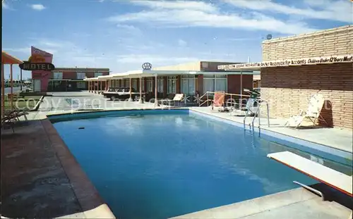 Del Rio Texas Esquire Motel Swimming Pool Kat. Del Rio