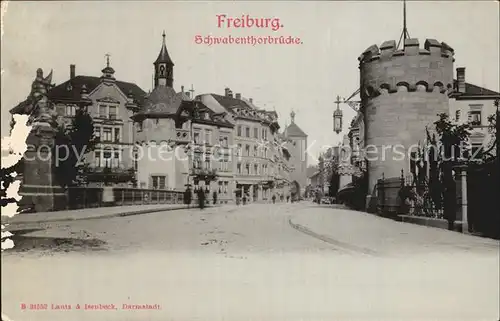 Freiburg Breisgau Schwabentorbruecke Kat. Freiburg im Breisgau