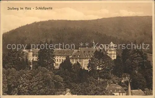 Stolberg Harz Schlosspartie Kat. Stolberg Harz