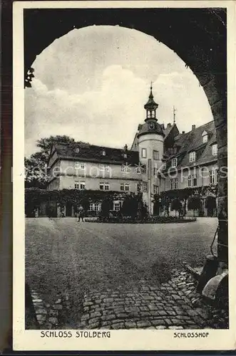 Stolberg Harz Schlosshof Kat. Stolberg Harz