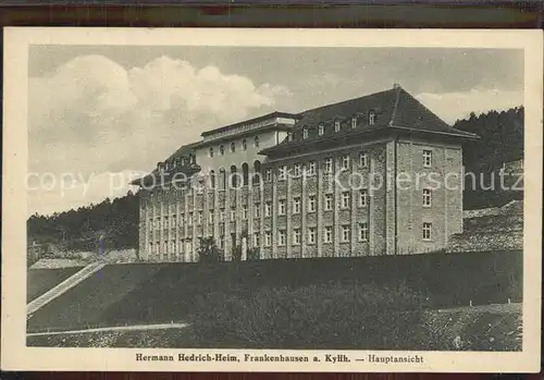 Frankenhausen Bad Hermann Hedrich Heim  Kat. Bad Frankenhausen