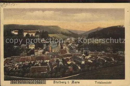 Stolberg Harz Panorama Kat. Stolberg Harz