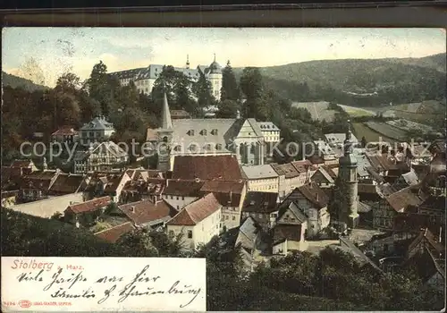 Stolberg Harz Schloss Kirchen Kat. Stolberg Harz