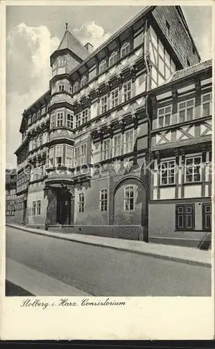 Stolberg Harz Consistorium Kat. Stolberg Harz