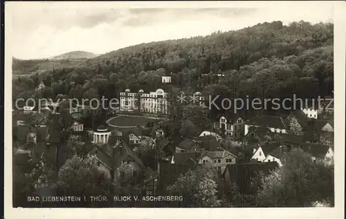 Bad Liebenstein Blick vom Aschenberg Kat. Bad Liebenstein