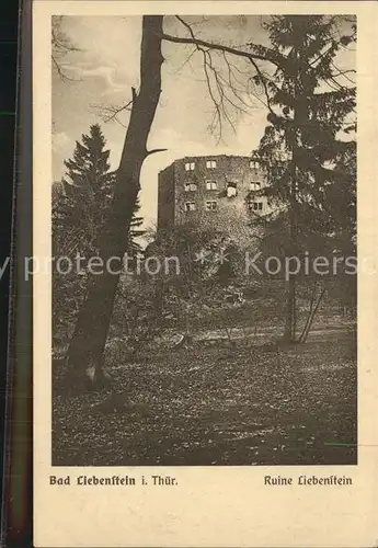 Bad Liebenstein Ruine Kat. Bad Liebenstein