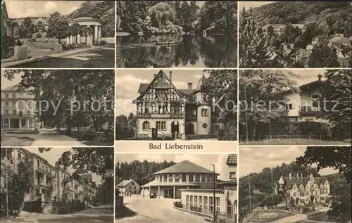 Bad Liebenstein Theater Kurhaus Brunnentempel Kat. Bad Liebenstein