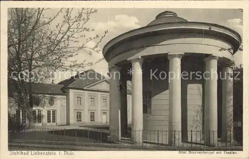 Bad Liebenstein Brunnentempel mit Theater Kat. Bad Liebenstein