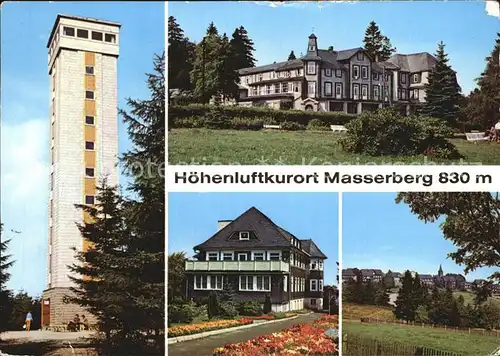 Masserberg Neue Rennsteigwarte Hotel Kurhaus  Kat. Masserberg