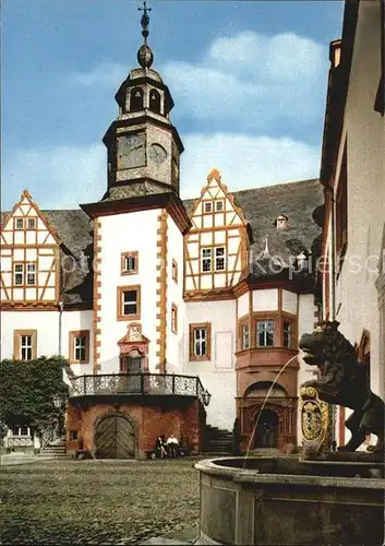 Weilburg Schlosshof  Kat. Weilburg Lahn