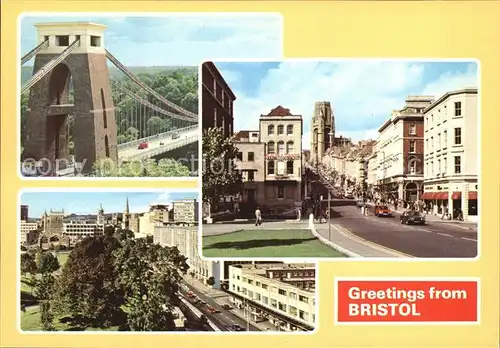 Bristol UK Suspension Bridge Park Street Castle  Kat. Bristol City of