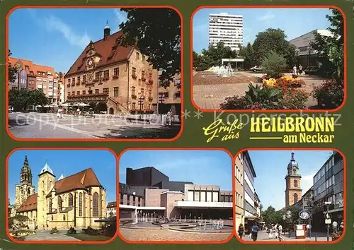 Heilbronn Neckar Kirche Brunnen  Kat. Heilbronn