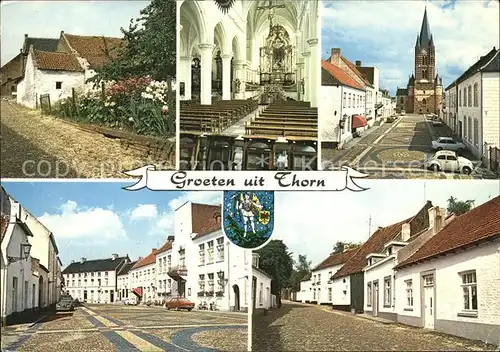 Thorn Limburg Ortspartien mit Kirche Kat. Thorn