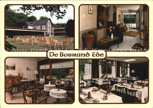 Ede Netherlands De Bosrand Hotel  Kat. Ede