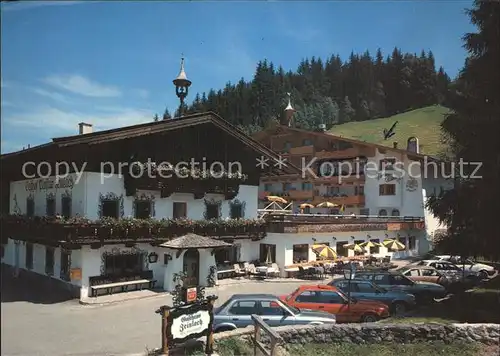 Kirchberg Tirol Ferienhotel Elisabeth Gasthaus Zeinlach Pension Scherrhof Kat. Kirchberg in Tirol