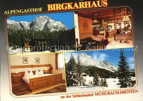 Dienten Hochkoenig Alpengasthof Birgkarhaus Kat. Dienten am Hochkoenig