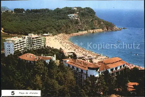 Lloret de Mar Playa de Fanale Kat. Costa Brava Spanien