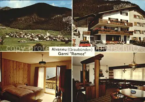 Alvaneu Bad Gasthaus Garni Ramoz Gaststube Doppelzimmer Gesamtansicht Kat. Alvaneu Bad