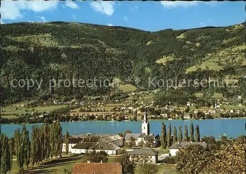 Bodensdorf Steindorf Panorama Kat. Steindorf am Ossiacher See Kaernten