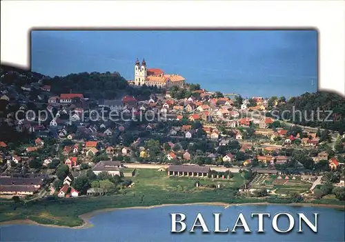 Balaton Plattensee Fliegeraufnahme Kat. Ungarn