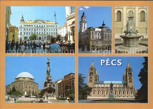 Pecs Stadtansichten  Kat. Pecs