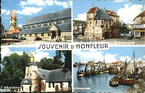 Honfleur Eglise La Lieutenance ND de Grace Avant Port Kat. Honfleur