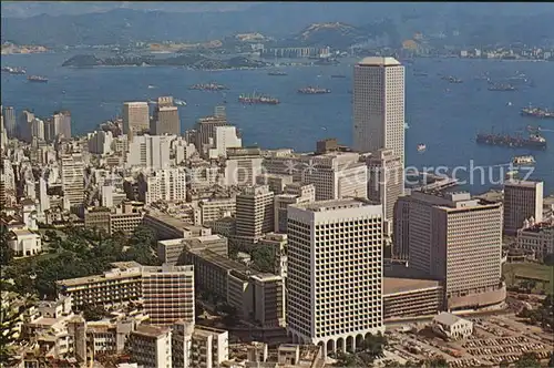 Hongkong Aerial view of whole of Hong Kongs Central District Kat. China