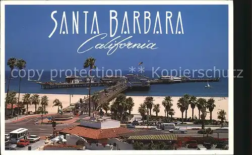 Santa Barbara California Sterns Wharf Kat. Santa Barbara
