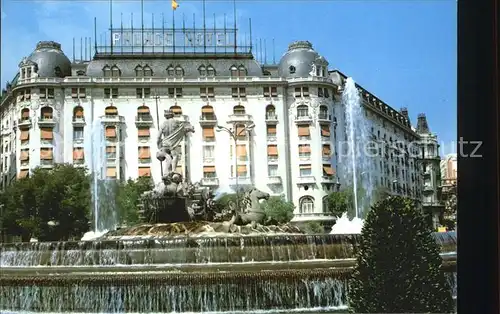 Madrid Spain Fuente de Neptuno Palace Hotel Kat. Madrid