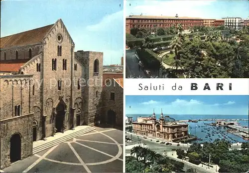 Bari Puglia Basilica di S Nicola Piazza Umberto e Universita Teatro Margherita Kat. Bari