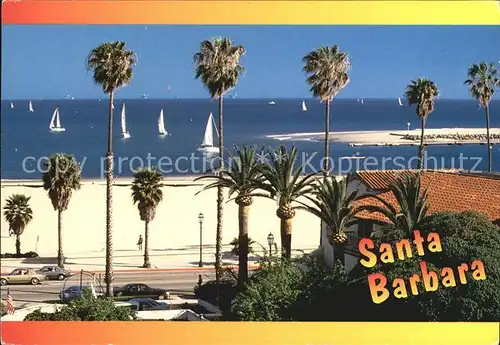 Santa Barbara California Strand Kat. Santa Barbara
