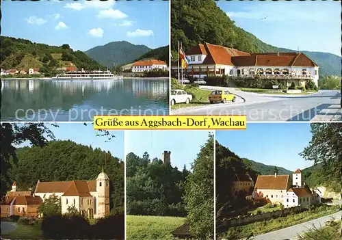 Aggsbach Donaublick Park Hotel Karthaeuserkirche Ruine Wolfstein Karthause Kat. Aggsbach