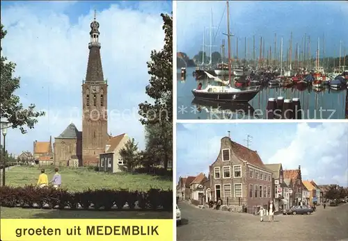 Medemblik Hafen Kirche  Kat. Medemblik