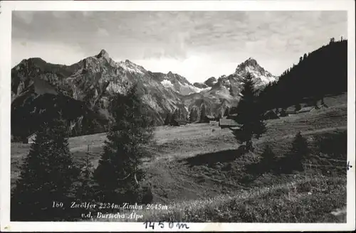 Sexten Sesto Suedtirol Zwoelfer Zimba Burtscha Alpe * / Bozen /Pustertal