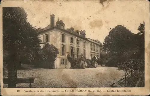 Champrosay Sanatorium des Cheminots Centre hospitalier / Draveil /Arrond. d Evry
