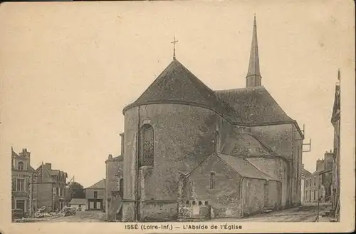 Isse Loire-Atlantique Abside de l'Eglise / Isse /Arrond. de Chateaubriant