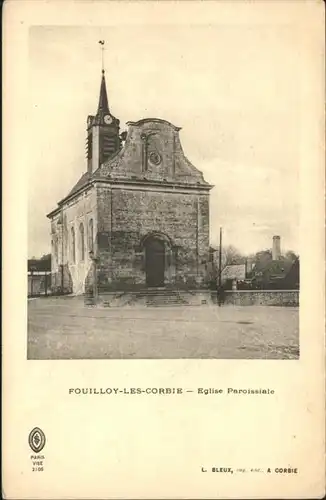 Fouilloy Somme Eglise Paroissiale / Fouilloy /Arrond. d Amiens