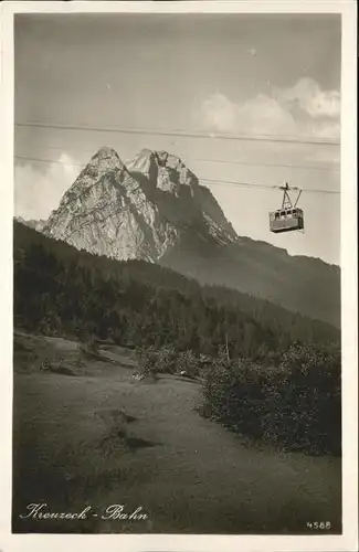 Seilbahn Kreuzeck Kleiner und Grosser Waxenstein / Bahnen /