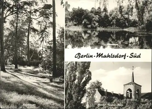 Mahlsdorf Berlin Theodor-Fliedner-Heim Koernersee / Berlin /Berlin Stadtkreis