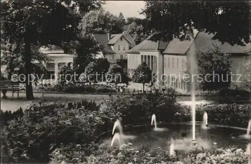 Bad Liebenstein Badehaus Kurgarten Kat. Bad Liebenstein