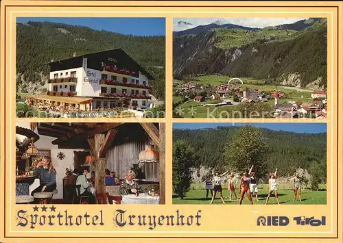 Ried Oberinntal Sport Hotel Truyenhof Gaststube Panorama Fitness Kat. Ried im Oberinntal