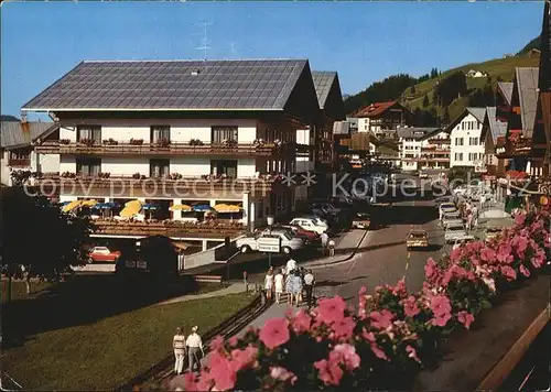 Riezlern Kleinwalsertal Vorarlberg Gasthof Post Dorfstrasse Kat. Mittelberg